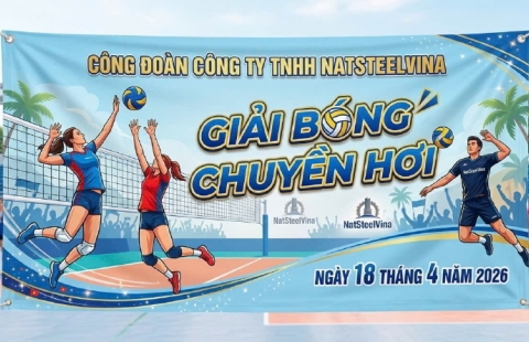 THÉP VIỆT – SING: TỔ CHỨC GIẢI BÓNG CHUYỀN CHÀO MỪNG 30 NĂM NGÀY TRUYỀN THỐNG CÔNG TY
